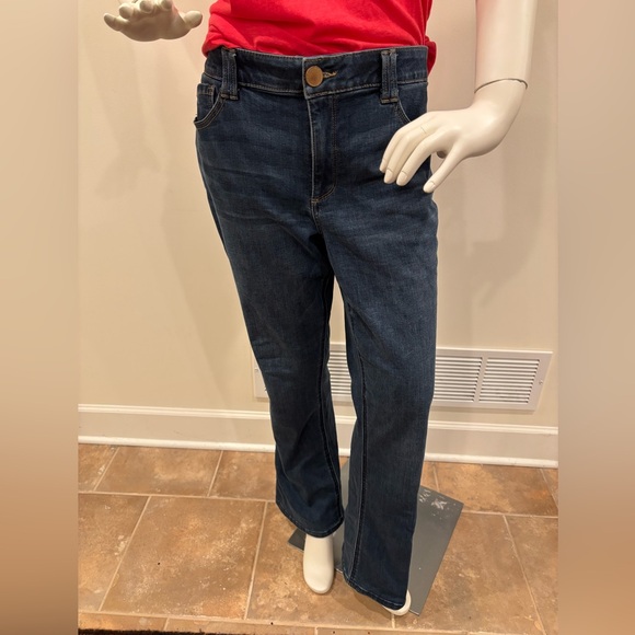 Democracy "Ab"solution Blue Boot Cut/Flair Leg Jeans, size 14 - Picture 2 of 11